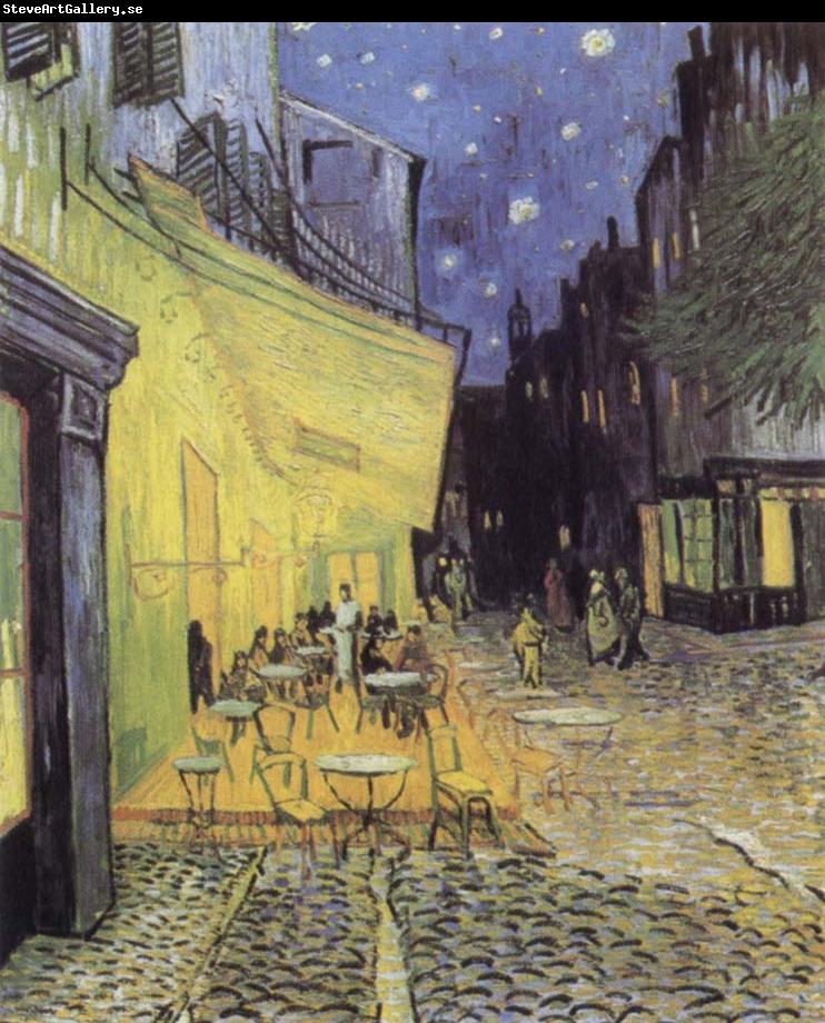 Vincent Van Gogh Cafe Tarrasse by night